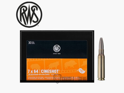 50 nabojów RWS kal. 7X64 139gr Cineshot