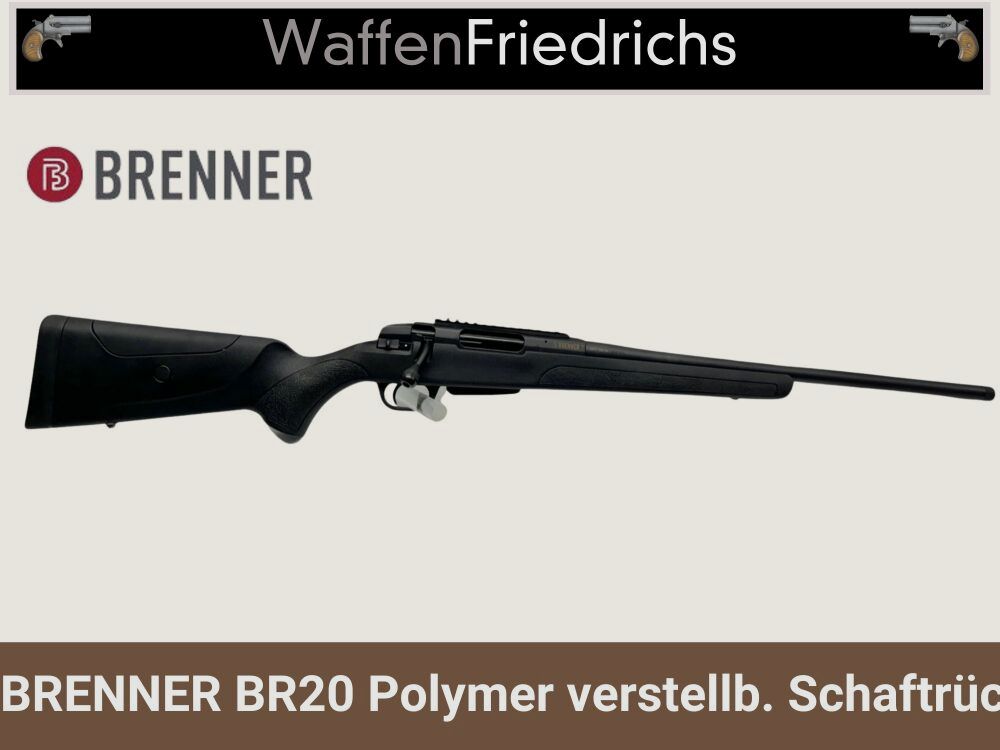 BRENNER BR20 Polymer verstellb. Schaftrücken - Waffen Friedrichs