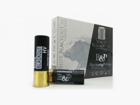 BASCHIERI & P BIG GAME Cal.12 PALLA WHITE BLACKOUT HV 28gr.