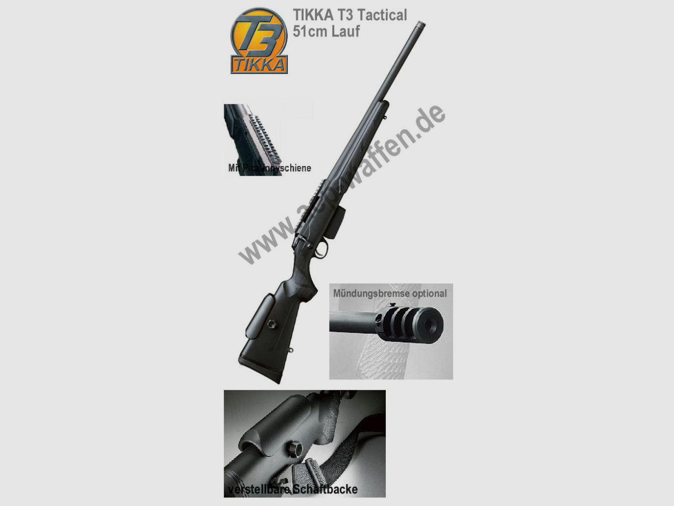 TIKKA T3 Tactical kurz