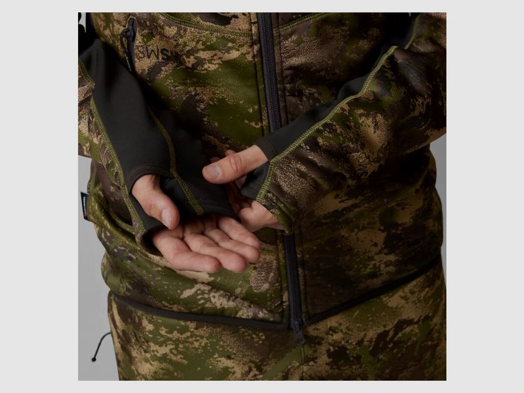 Härkila Herren Fleecehoodie Deer Stalker Camo