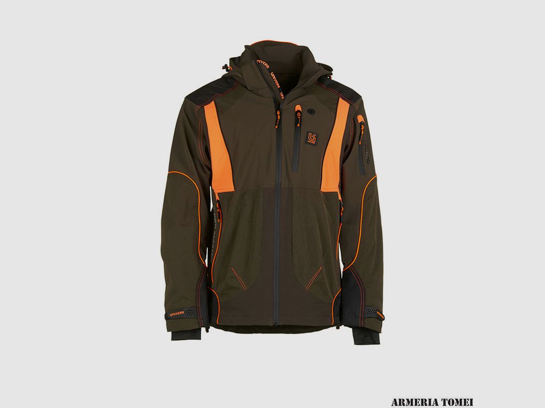 UNIVERS – GIACCA X PRO MASTER U-TEX VERDE/ARANCIO, immagine 1 di 5