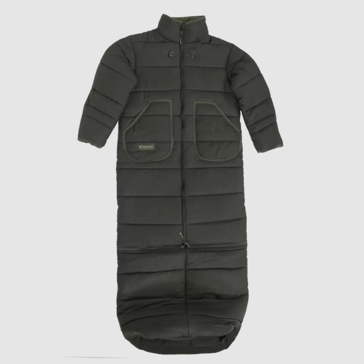 Carinthia Tree-Stand-Jacke und Fußsack mit Kunstfell, Grün, M, Bild 2 von 4