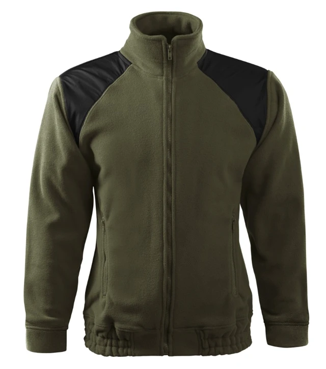 Dicker Fleece-Pullover MILITARY, mit Reißverschluss, mit Taschen HI-Q 506 360g