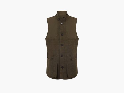 Tweed High Collar vest