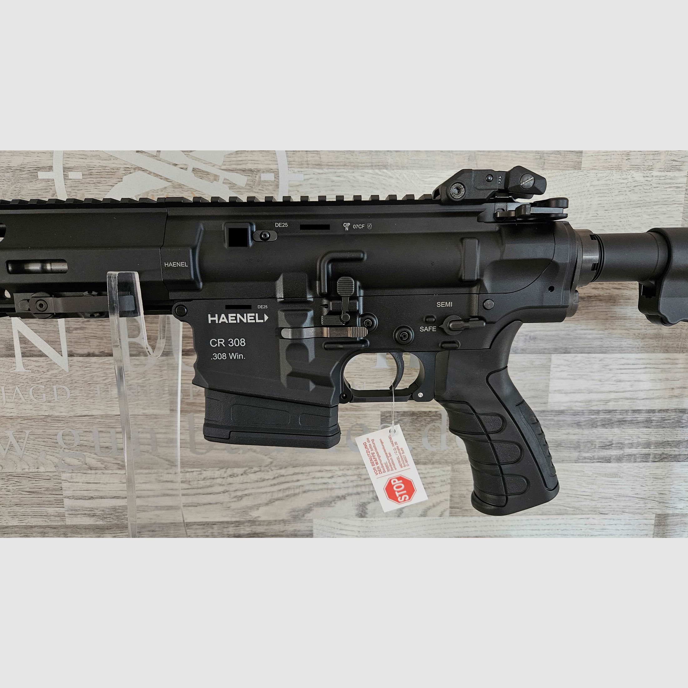 HAENEL CR308 Schwarz Kal. .308Win - 20" Lauf - Matchabzug - M-LOK Handschutz - inklusive Versandkosten - Neuware vom Fachhandel -