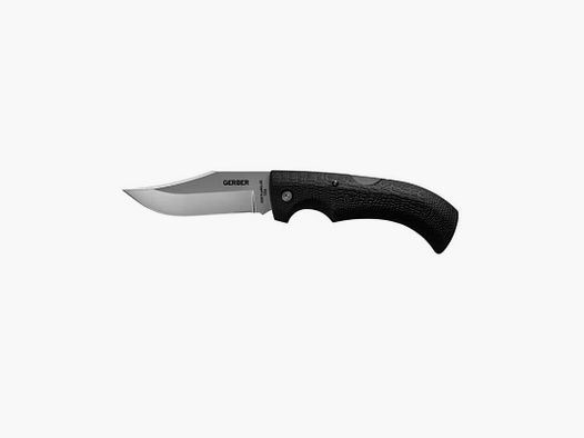 couteau GATOR pliant + ETUI GERBER noir folder clip point FE