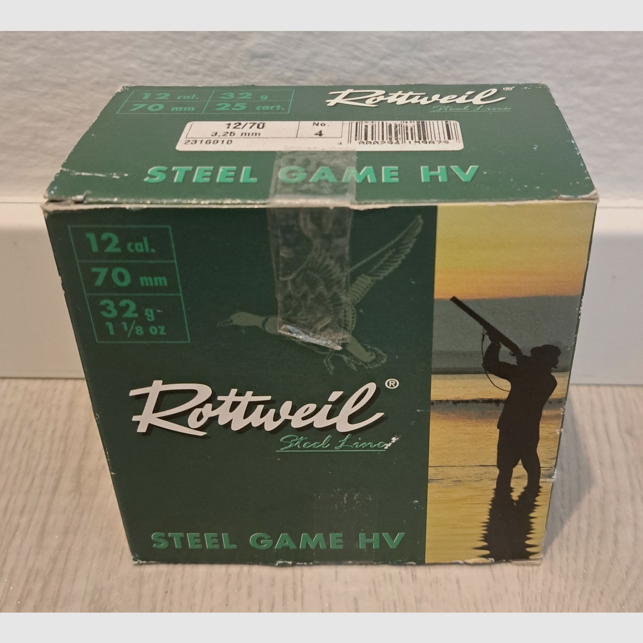 450 disparos de diferentes cartuchos de caza y proyectiles de escopeta munición calibre 12/70 lote