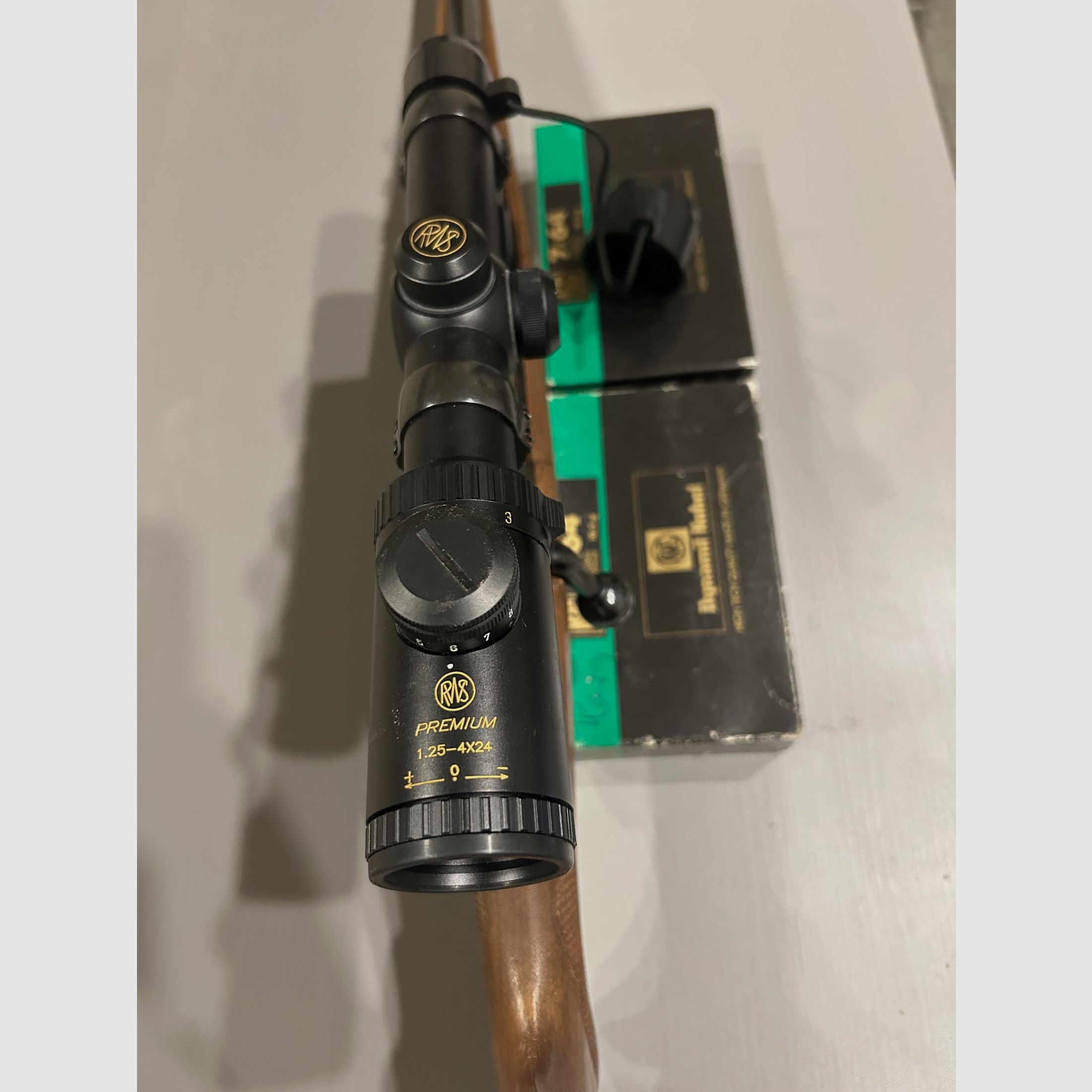 AKAH Rep. Büchse K98 7x64 avec lunette RWS Premium 1.25-4x24