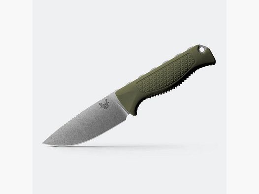 Outdoormesser Steep Country Dark Olive Santoprene Drop-Point