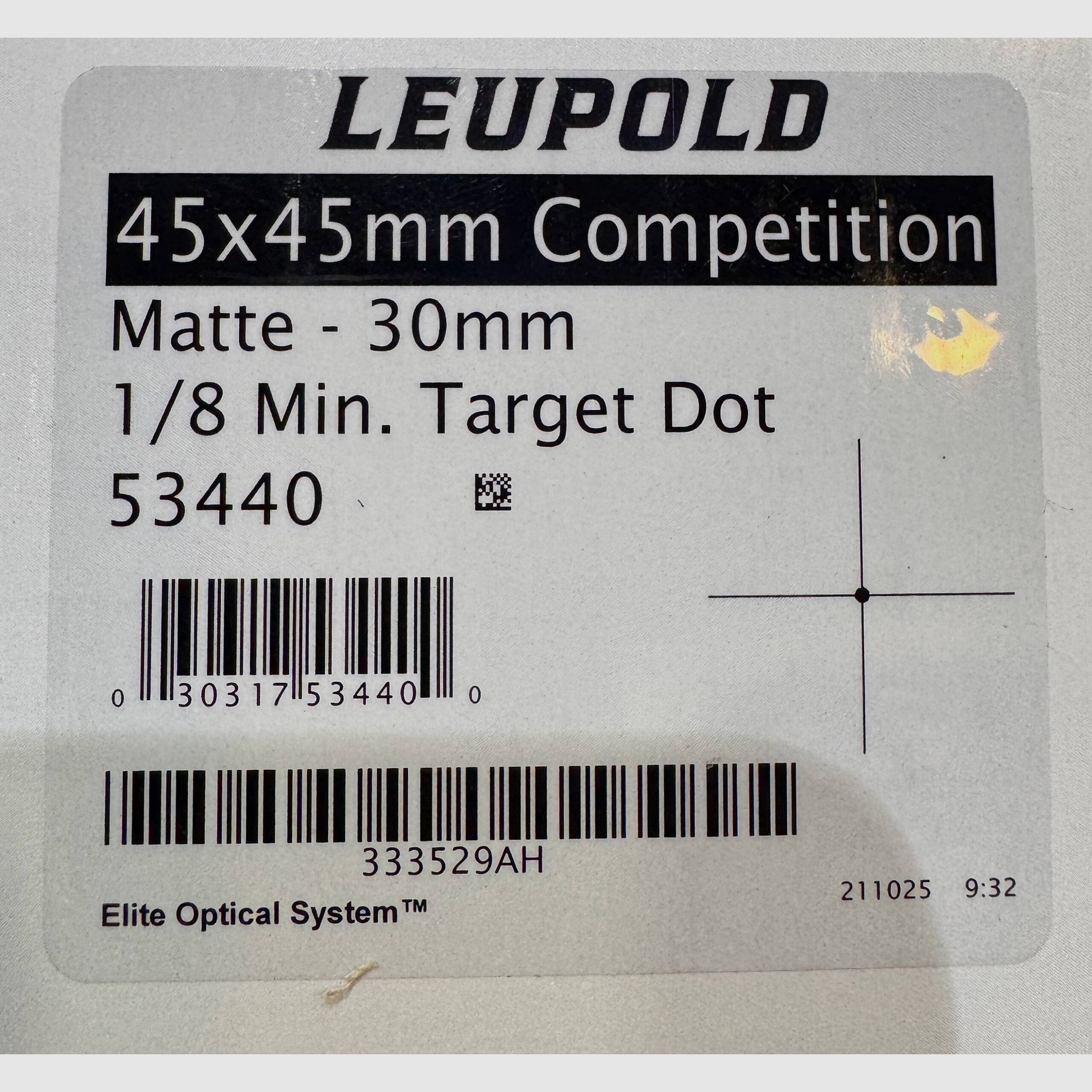 Leupold 45 x 45 mm competition Target dot, image 7 of 7