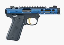 PISTOLA RUGER MARK IV 22/45 LITE .22 LR 4,4"/11,18CM COBALT KINETIC SLATE ANODIZED 1/2"-28