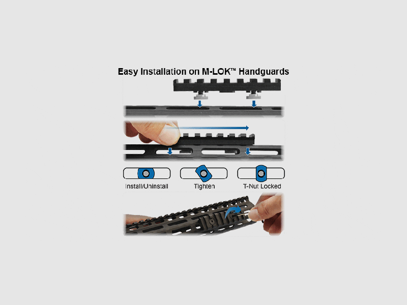 UTG PRO M-LOK QD Sling Swivel Adapter, image 4 of 4