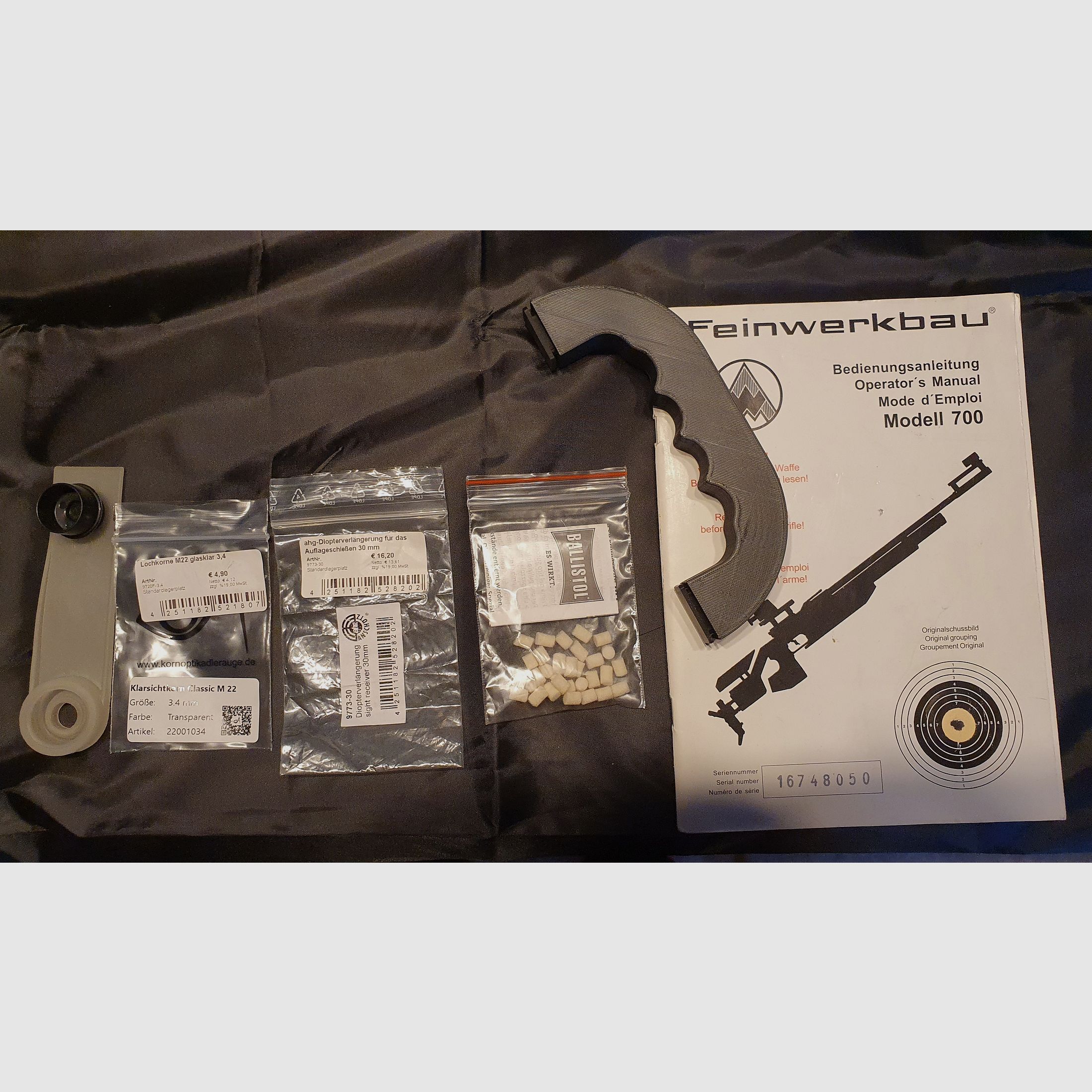 Feinwerkbau LG 700 Match derecho/ izquierdo ver descripción