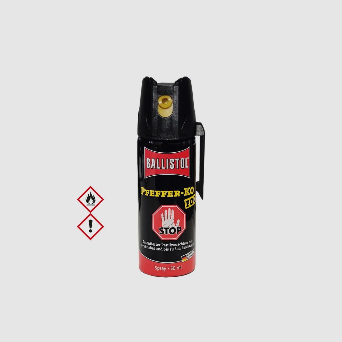 Pfefferspray K.O. FOG Sprühnebel – 50ml - 11 % OC / 2,5 Mio. Scoville