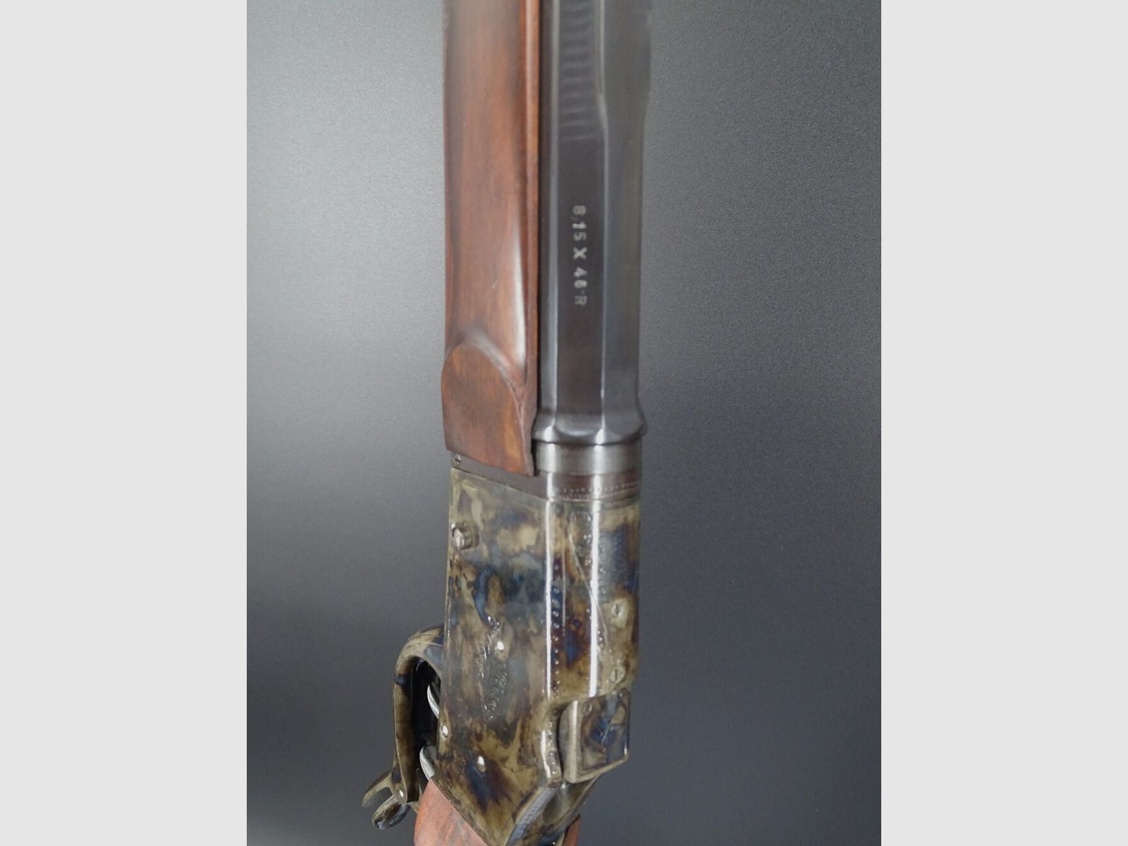 Gerd Adamy Aydt Systeem Schijvenbuks Kaliber 8,15x46R Bj 1998 Aydt Systeem Achkanntloop Stechersysteem