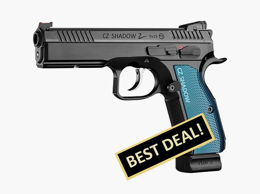 CZ SHADOW 2 SA/DA Czarny/Niebieski 9mm