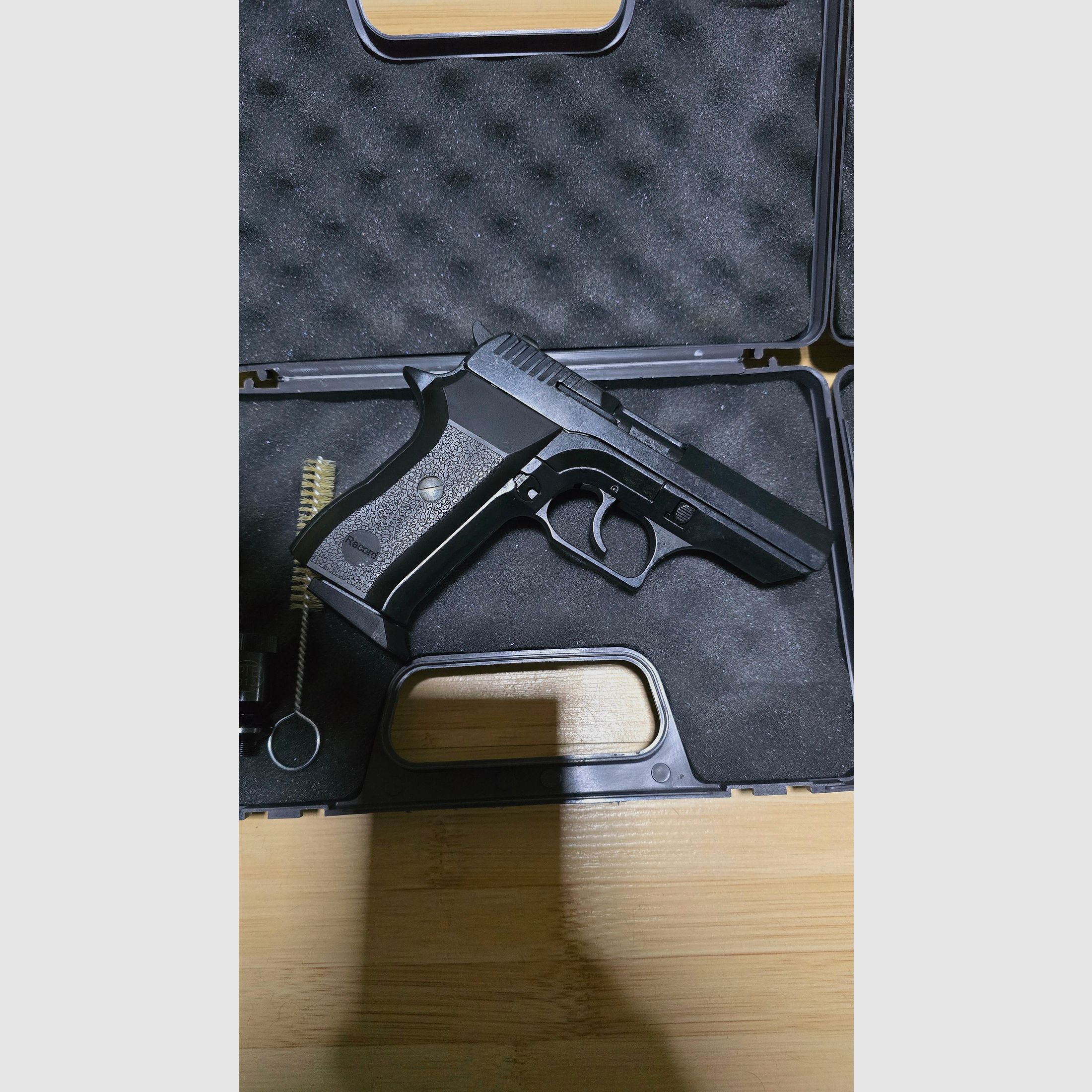 Record COP Nickel und Schwarz Schreckschuss 9mm PAK