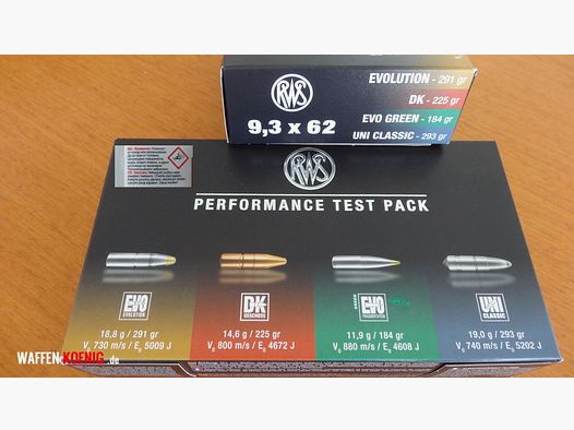RWS: RWS Performance Test Pack Cal. 9,3x62