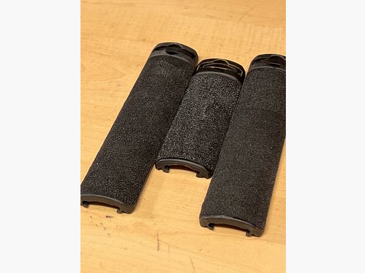 Picatinny Rail Cover 3er Set in Schwarz