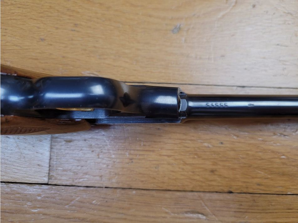 Très beau pistolet de tir Herstal « Challenger » 22 LR – 10 coups – 2 chargeurs – Brevet Browning – Boite, témoin de chambre, écouvillon et notice- Excellent état – TBE++, image 11 sur 20