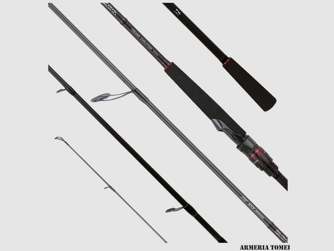 DAIWA – FREAMS EVOLUTION SPINNING 762ULFS-ST-AI 2,29m | 2 delen | 119cm | 1-10g, afbeelding 1 van 5