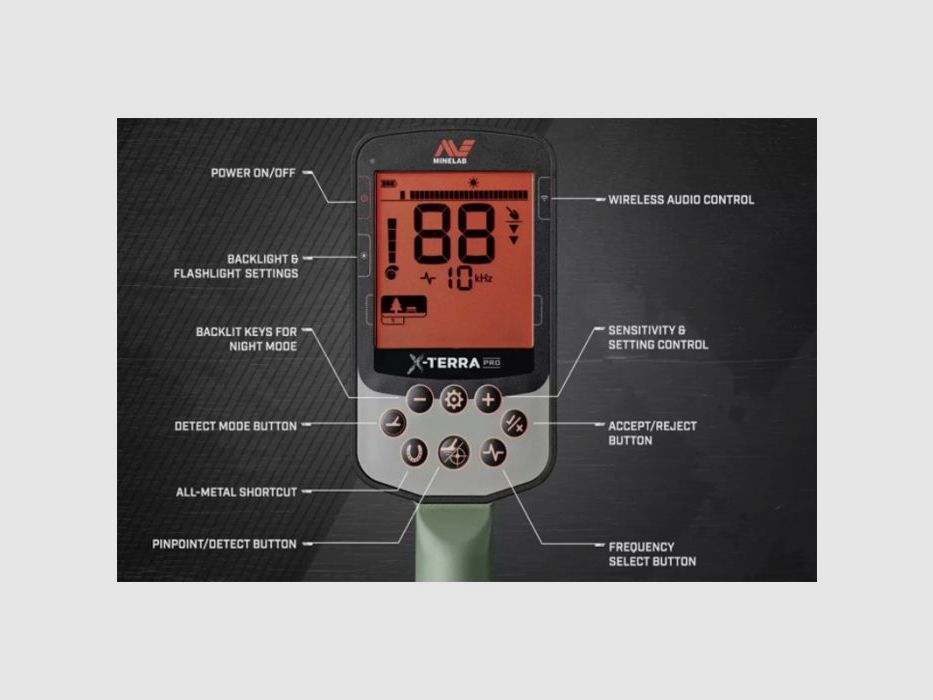 Minelab X-TERRA PRO wasserdichter Metalldetektor, Bild 3 von 10