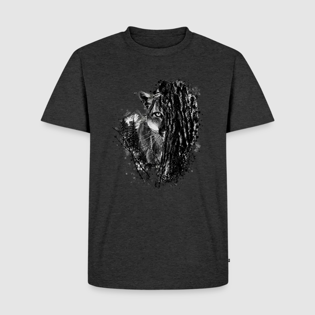 PUMA Heren Premium T-Shirt "Lauerende Puma", afbeelding 7 van 37