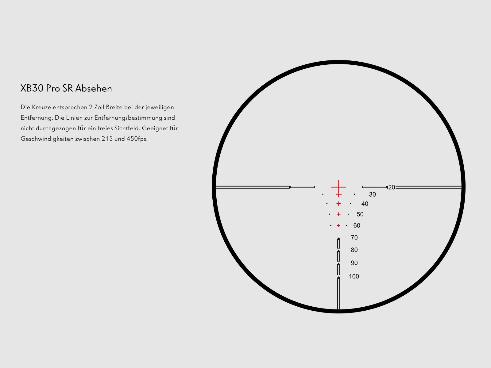 HAWKE 12230 Armbrust Zielfernrohr XB30 Pro 1-5x24 SR Leuchtabsehen 30mm Monorohr