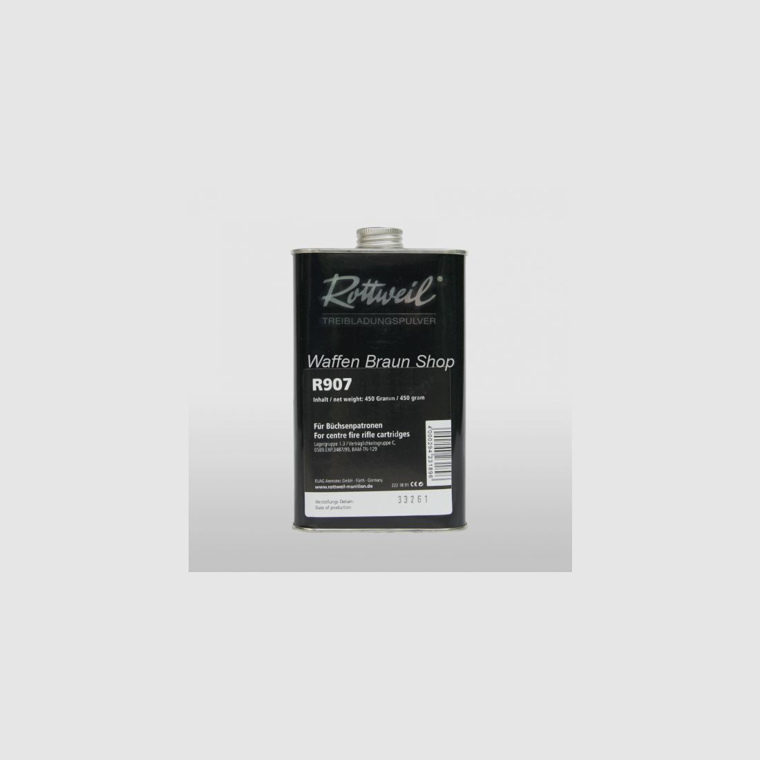 Rottweil R907 500g für Langwaffe