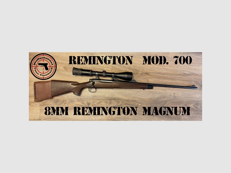 Repetierbüchse Remington Mod. 700 im Magnum-Kaliber 8mm Rem Mag (selten!!!)