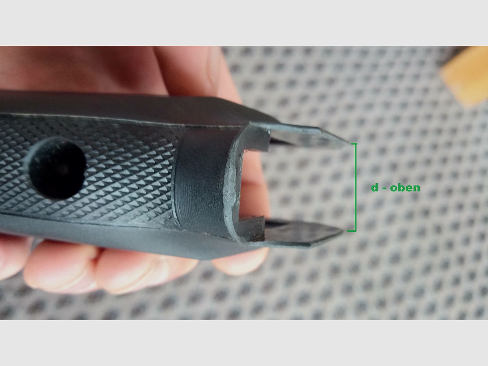 Makarov PMM Polymer Griff / Griffschale für russisches 12 Schuss Hi-Cap Magazin auch geeignet für Baikal Co2