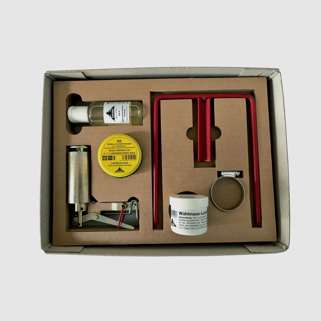 Komplettset Wühlmausselbstschuss Mod. W2