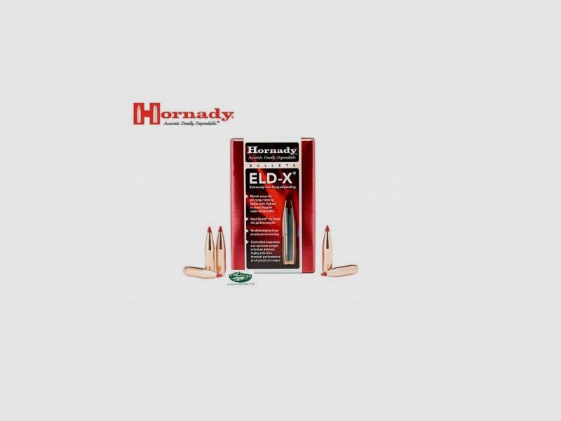 HORNADY Geschosse ELD-X Kal. 6,5mm 143gr 2635