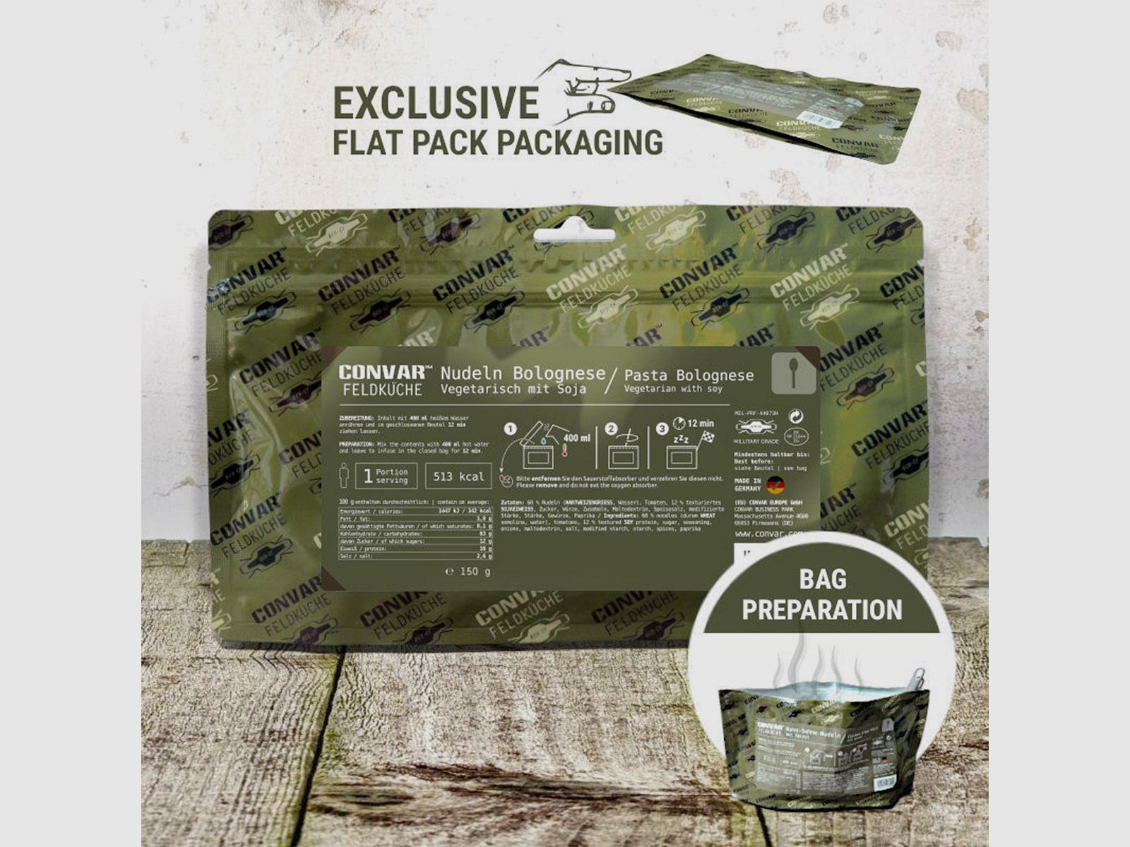 Pâtes Bolognese 150 g