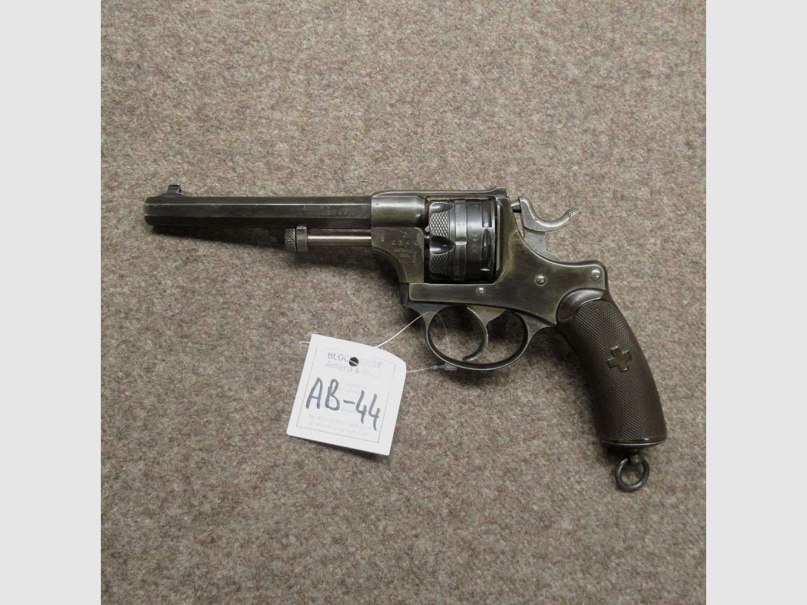 AB-44 revolver W+F mod. 1878 cal. 10.4mm, immagine 2 di 4