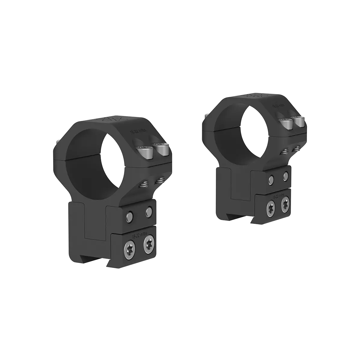 Set di anelli Vector 30 mm X-Accu 1" slitta Picatinny, immagine 8 di 9