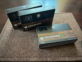 *Invariato* 3 confezioni RWS Evolution Green 7mm Remington Magnum (8,2 g / 127 gr)