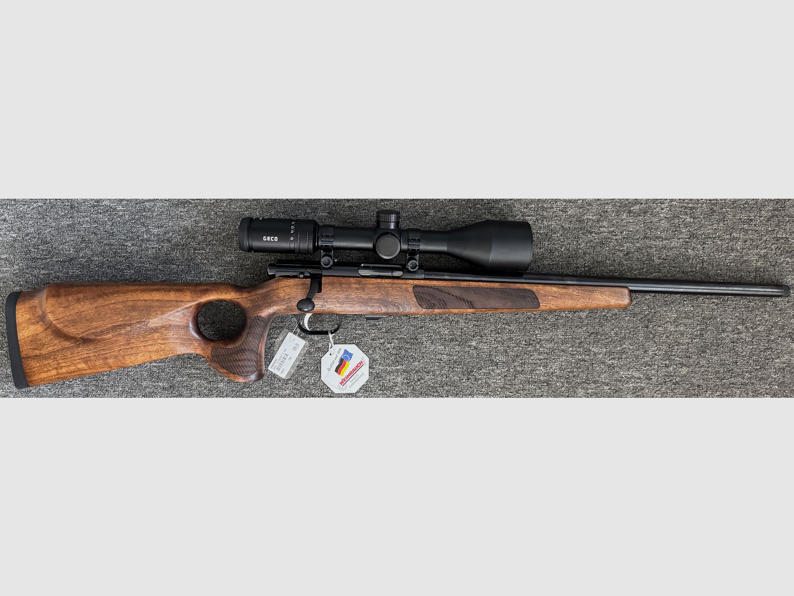 Weihrauch HW66 Production .17 Hornet con Geco 3,5-18x56 LP