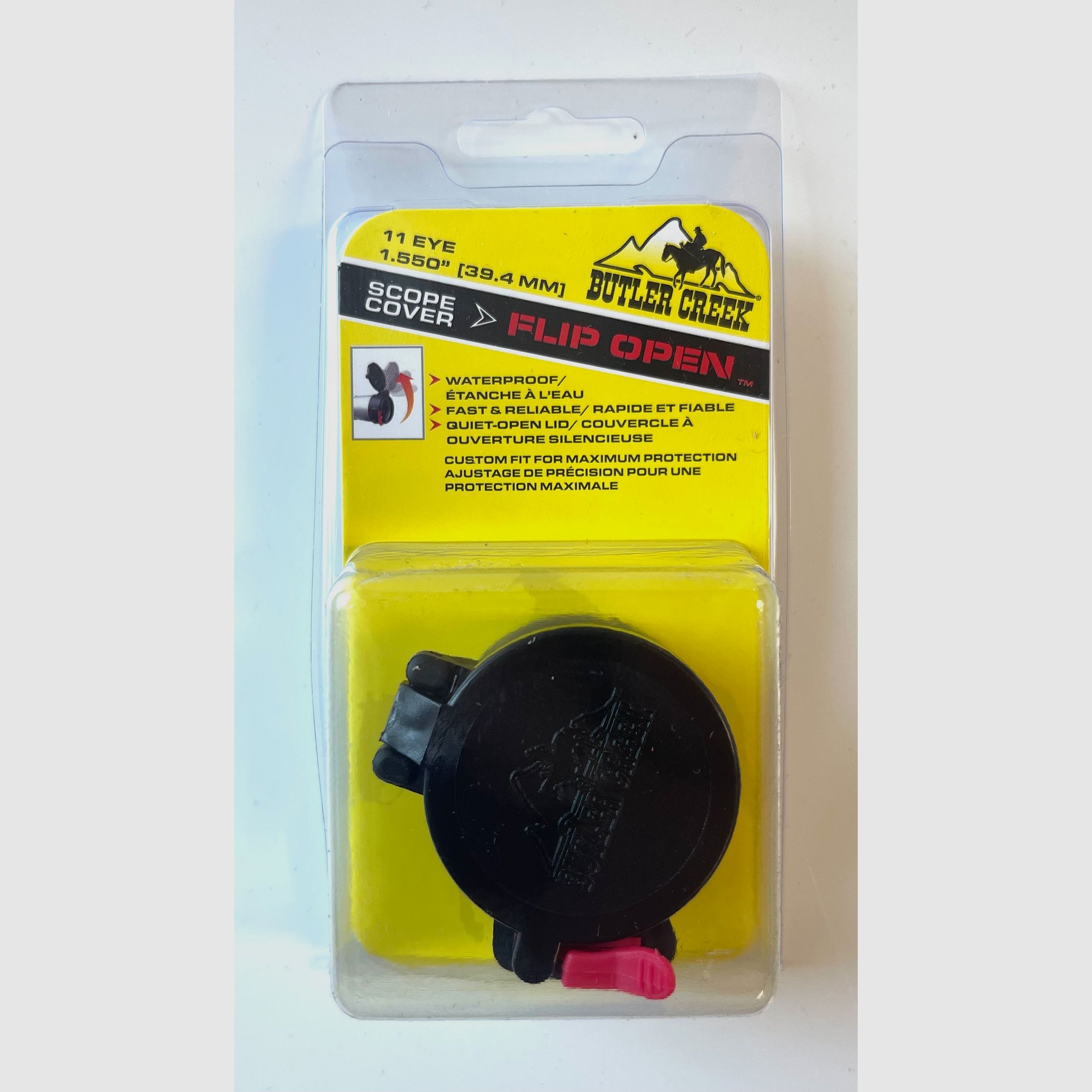 Cubierta de objetivo abatible Butler Creek MO020110 para visor Okular Klappdeckel para ZF 11 EYE 39,4mm