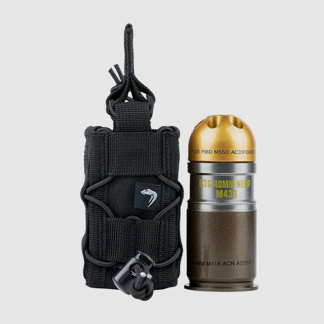 Molle-Tasche für 40mm Granate Viper Tactical - Widerstandsfähiges Nylon - Modulare Befestigung - Sicherer und praktischer Transport, Bild 2 von 5