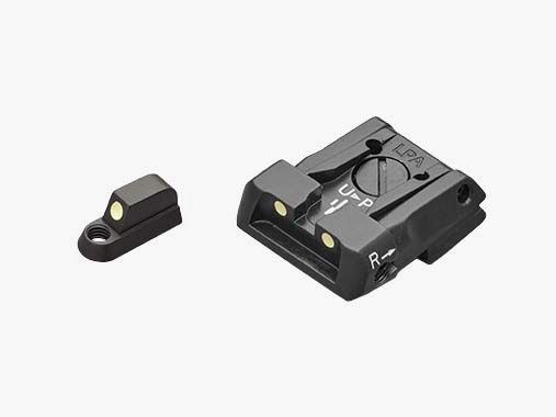 LPA Sights Luminova Mikrometervisier Set - SPL22CZ