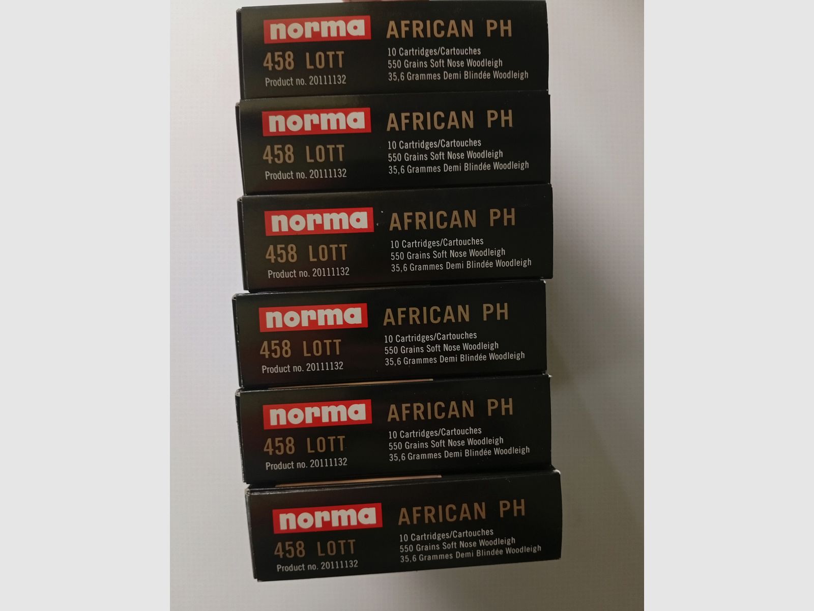 .458 Lott African PH ammunition