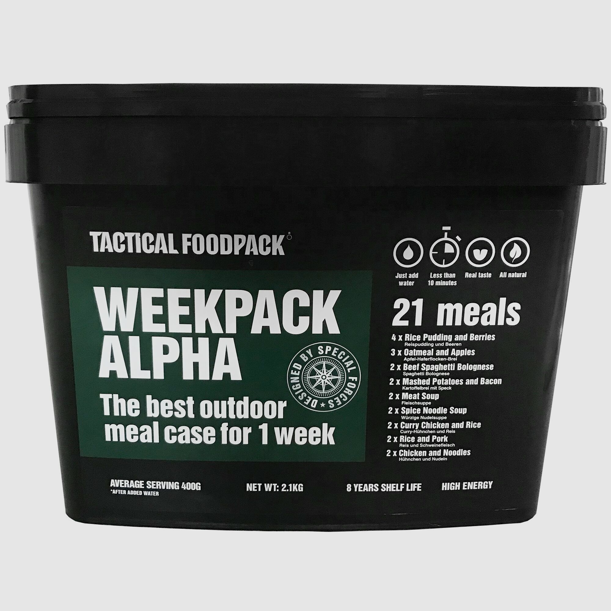 Tactical Food Pack Notration Trekking Alpha Essen für eine Woche!