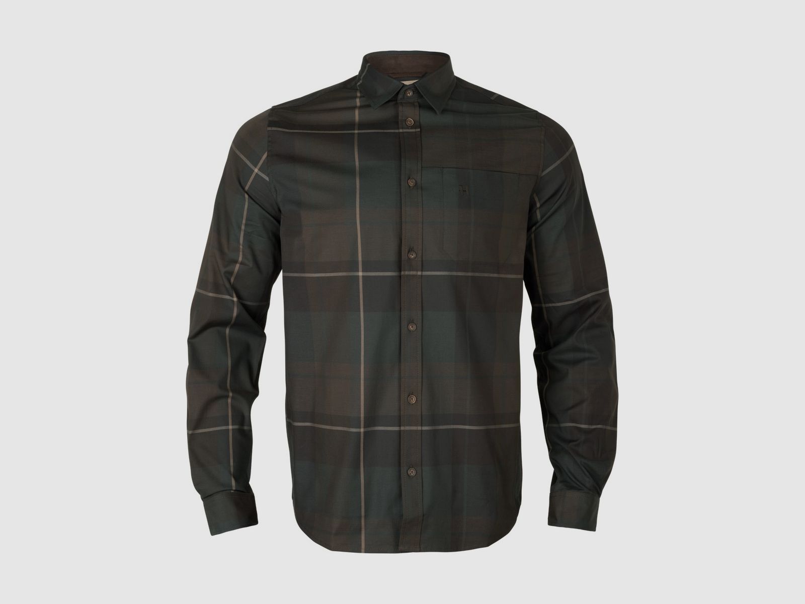 HÄRKILA Akse Langarmhemd Shadow Brown Check