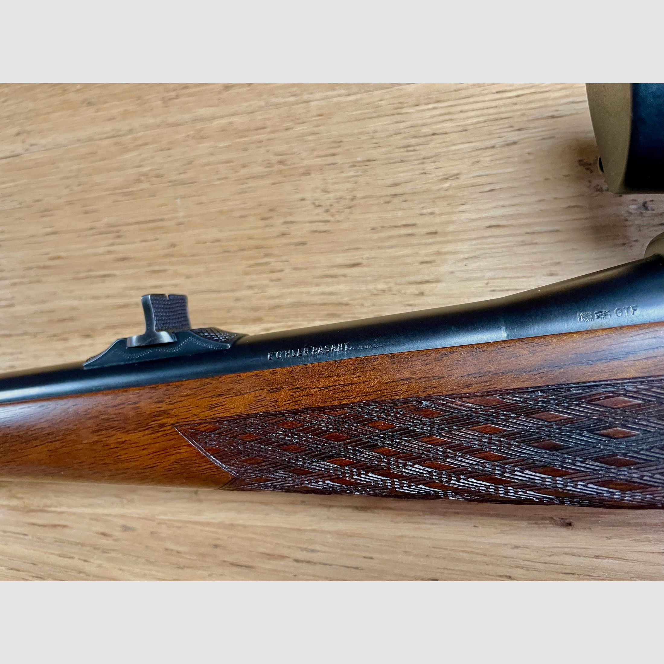 Repetierbüchse Karl Hauptmann Mod. Ferlach Kal. 6x62 Frères mit ZF Zeiss Diavari Z  1,5-6 x42 - neuwertig
