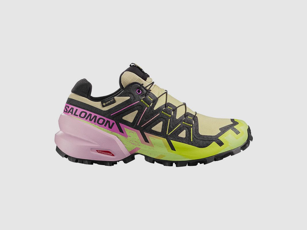 SALOMON – DAMEN – SPEEDCROSS 6 GTX W Bog/Dawn Pink/Acid Lime, Bild 1 von 7