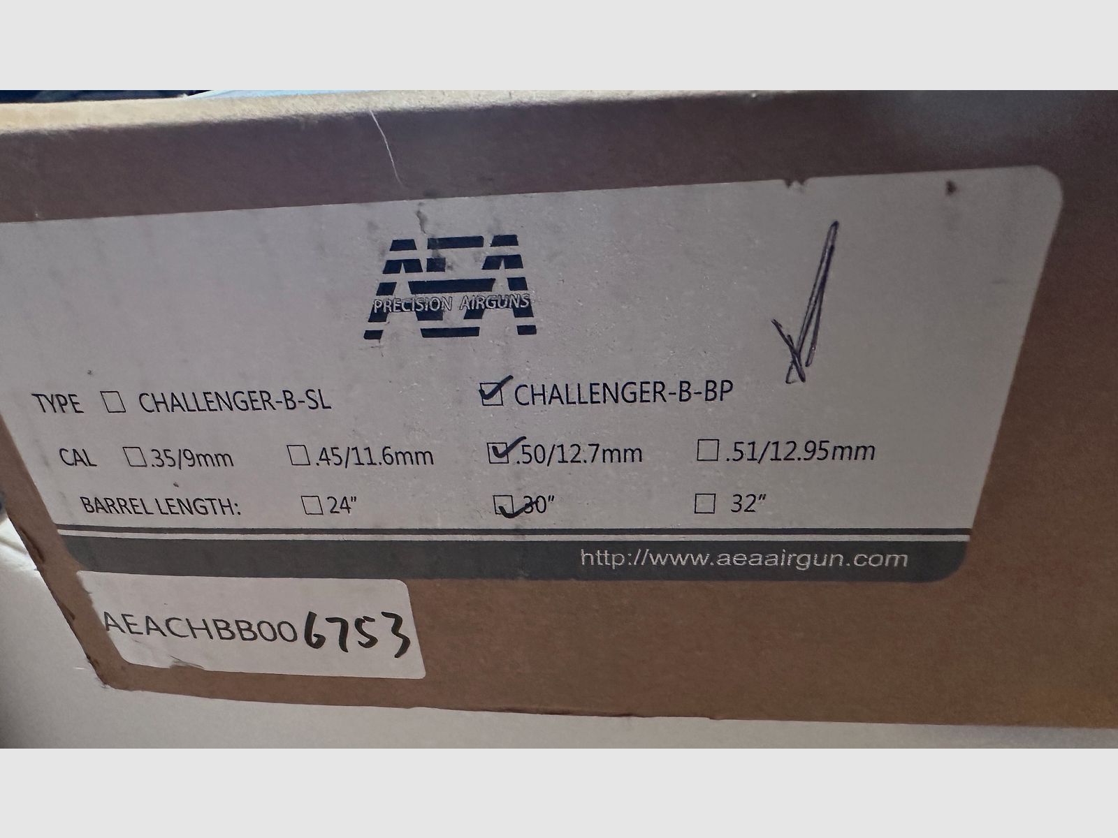 AEA Challanger .50 Bullpup