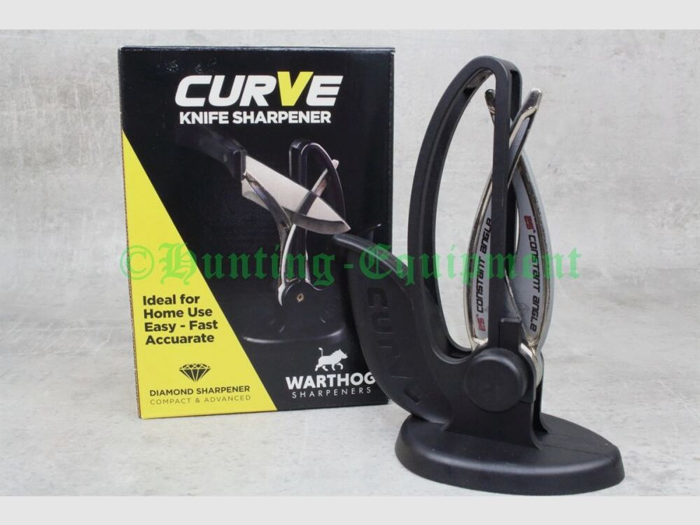 V-Sharp CURVE Aiguiseur de couteaux Noir