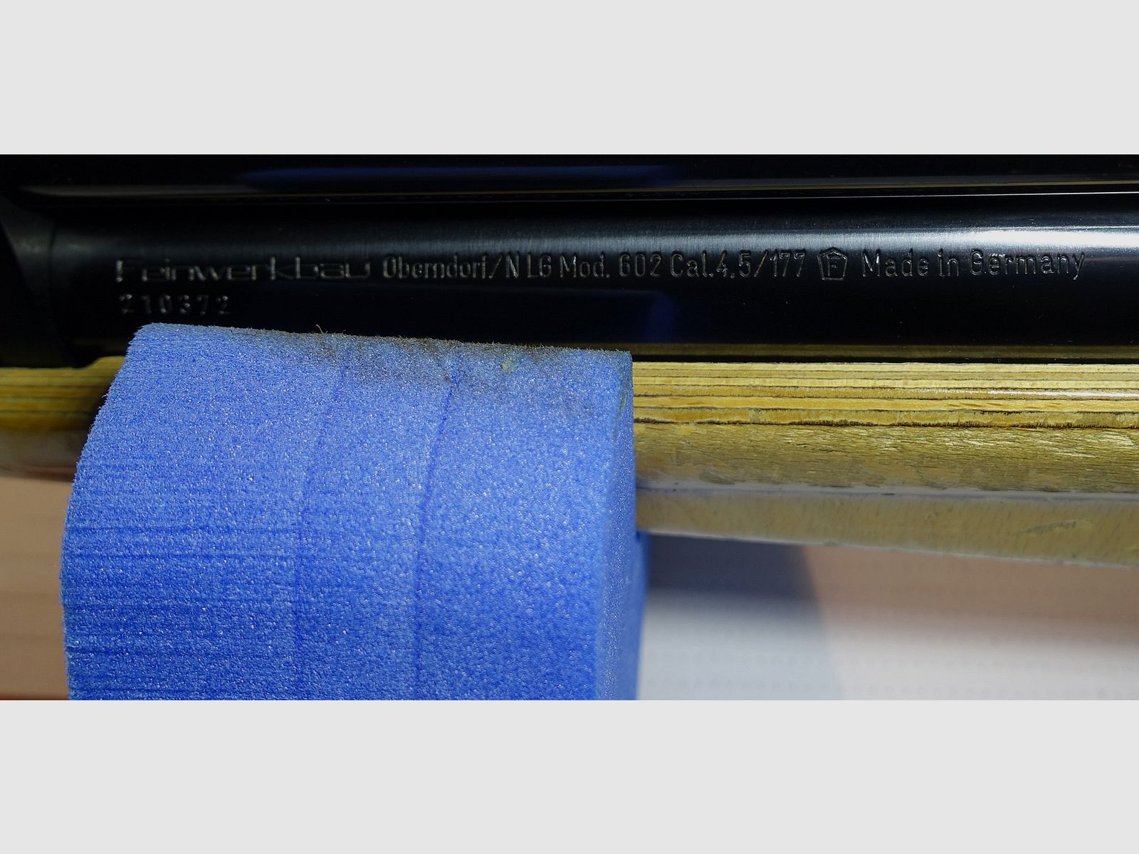 FWB Feinwerkbau Druckluft Matchgewehr Mod. 602 / neues Service / alle Dichtungen NEU